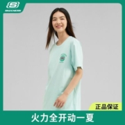 斯凯奇短袖春夏男女同款经百搭舒适休闲纯色简约T恤