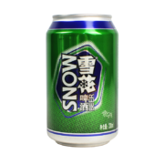 京东百亿补贴：雪花（SNOW）啤酒 沈阳老雪听装 高度烈性酒 330ml*24听
