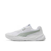 百亿补贴：PUMA 彪马 90s Runner Nu Wave 中性跑鞋 373017-21 白/灰绿色 35.5