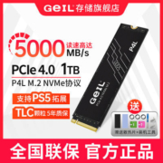 GeIL金邦P4L 4.0PCIE接口固态硬盘电脑大容量2T /4T SSD M.2NVME