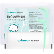 概率券：稳健（Winner）高拉力细滑牙线棒独立装36袋/盒