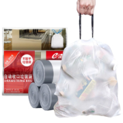 京喜特价APP：e洁 手提加厚垃圾袋 45*50cm*3卷 168只（颜色随机）