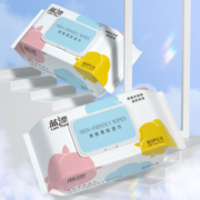 PLUS会员！Lam Pure 蓝漂 亲肤柔软 湿巾 80抽*12包