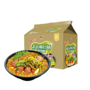 需抢券:统一 方便面 老坛酸豆角排骨面 110g*5袋