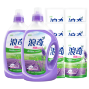 浪奇除菌洗衣液2kg*2瓶+500g*6袋 深层洁净 超值套装14斤 家庭实惠装