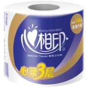 【肖战推荐】心相印心柔卷纸4层140g10卷卫生纸巾卷筒纸厕纸