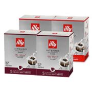 illy 意利 黑咖啡粉  中焙 2盒+深焙 2盒