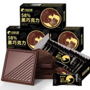 欧贝拉 58%黑巧克力 100g*1盒