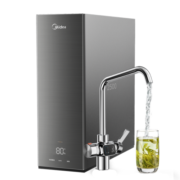 美的（Midea）白泽加热净水器家用即热600G智能RO反渗透厨下式台下净水机直饮净饮一体机1.6升/分钟MRO635-R