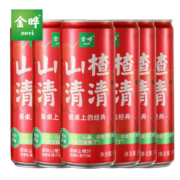 金晔 山楂清清零糖山楂果汁饮料 310ml*6罐