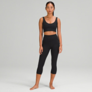 lululemon 丨Align™ 女士运动内衣 A/B LW2DABA 黑色/迷彩深煤混色 S