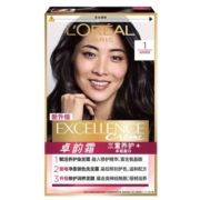 欧莱雅卓韵霜染发剂男女自然黑色遮白发自己在家染发膏霜染头发