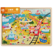 魔法艾拉（Magic Ella）木质儿童拼图中国地理地图男孩女孩积木玩具生日礼物 中国地图拼图