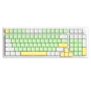 PLUS会员：AJAZZ 黑爵 AK992 99键 2.4G蓝牙 多模无线机械键盘 春日颂 红轴 RGB