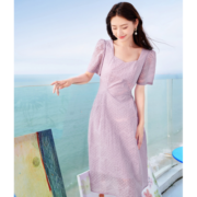 X.YING 香影 女款方领连衣裙 Q832300600