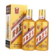 京东百亿补贴：MOUTAI 茅台 金王子酒 53%vol 酱香型白酒 500ml*2瓶