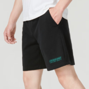 SKECHERS 斯凯奇 男士运动短裤 黑色