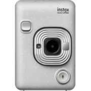 富士instax立拍立得 数模一次成像相机（具有手机照片打印功能）mini LiPlay 石英白