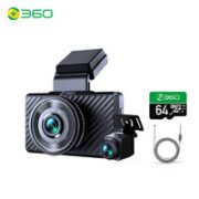 360 行车记录仪G580pro 前后双录+降压线+64G卡套餐