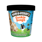 BEN & JERRY'S本杰瑞香草冰淇淋巧克力曲奇碎465ml冰激凌大桶装雪糕