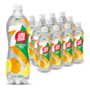 百事可乐  7up  7喜无糖 小柑橘柠檬 汽水 碳酸饮料 550ml*12瓶 整箱