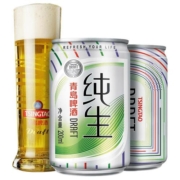 青岛啤酒纯生10度200ml*24听迷你小罐