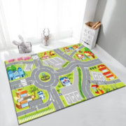 KAYE 儿童房地毯 交通停车场 早教飞行棋游戏爬行垫 Child-T8 120x160 cm