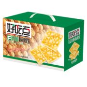 好吃点 香脆核桃饼800g整箱饼干独立包装 办公室休闲零食端午节送礼佳品