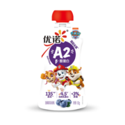 优诺（yoplait）[汪汪队立大功正版授权] 陪你长高A2酪蛋白儿童蓝莓酸奶100g*6袋
