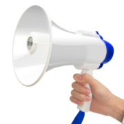 百舸 录音大喇叭 扩音器喊话器 手持式叫卖器户外宣传大音量便携式可折叠