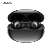 OPPO Enco X2真无线入耳式主动降噪游戏蓝牙耳机 久石让调音 通用苹果华为小米手机 有线充版镜夜黑