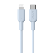 ANKER安克 MFi认证苹果数据线适用苹果14/13ProMax手机20W/30W充电器 Type-C苹果快充充电线 0.9m蓝