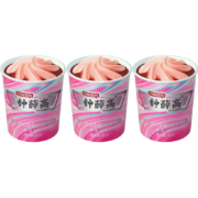plus会员、限地区：Chicecream 钟薛高 奶香甜心草莓口味冰淇淋 80g*3杯 *4件+赠1件