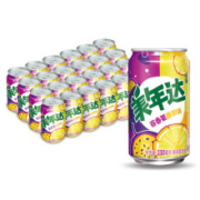 pepsi 百事 MIRINARA 美年达 百香果菠萝味 330ml*24听