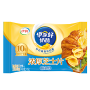 伊利 原味芝士片15片装  即食 奶酪片 早餐三明治汉堡吐司 原味芝士片249g