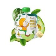 窝小芽 婴儿水果泥 牛油果香蕉苹果泥 80g