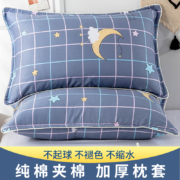 天降福利：纯棉夹棉加厚家用枕套48*74斜纹