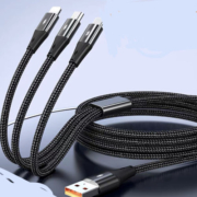 聚划算百亿补贴：塔菲克 400w 一拖三数据线