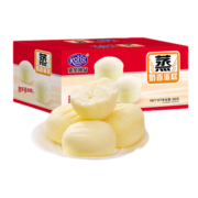 港荣 蒸蛋糕奶香整箱营养早餐食品糕点小口袋面包网红面包零食 奶香半箱[拍2共发480g]整箱 港荣