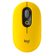 罗技（Logitech）POP MOUSE无线鼠标 蓝牙鼠标 办公鼠标-热力黄