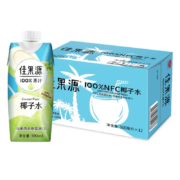 Plus会员:佳果源 100%NFC椰子水500ml*12瓶 *2件