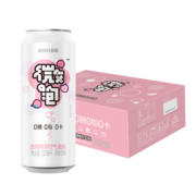 健力宝微泡水0糖0脂0卡白桃味苏打气泡水330mL*24罐整箱饮料