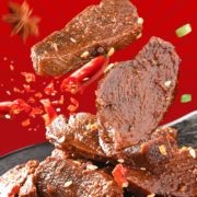 盐津铺子 香辣/卤香手撕肉干 40包