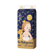 bc babycare【小飞精选】皇室弱酸成长裤尿不湿 超薄透气3D丝柔柔软亲肤弱酸 纸尿裤S【50片】体重4-8KG