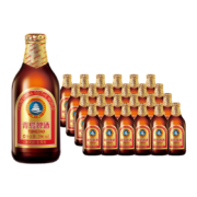 TSINGTAO 青岛啤酒 金质小棕金 精酿啤酒 296ml*24瓶 整箱装