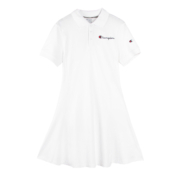 CHAMPION 冠军 字母刺绣修身连衣裙夏季短袖裙子女