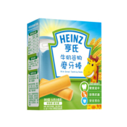 亨氏儿童磨牙棒米饼零食牛奶谷物味护龈磨牙棒64g*1盒
