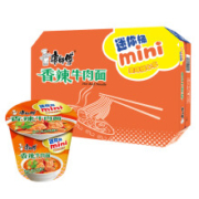 限地区、需抢券：康师傅 方便面桶装 香辣牛肉面杯面61g*12 *3件