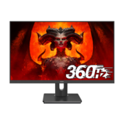KOIOS K2723FH 27英寸360Hz刷新0.5ms响应HDR400升降旋转IPS电竞显示器 黑色