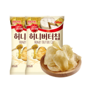 卡乐比（Calbee）韩国进口海太黄油奶酪味薯片60g*2 休闲膨化食品 薯条薯片